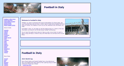 Desktop Screenshot of footballinitaly.com